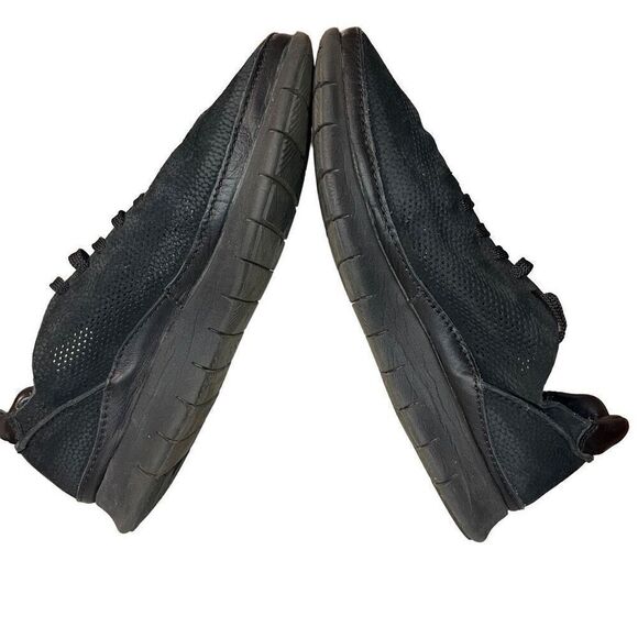 Vionic Mens Tucker Black Walking Shoes Size 8.5 - Picture 6 of 9